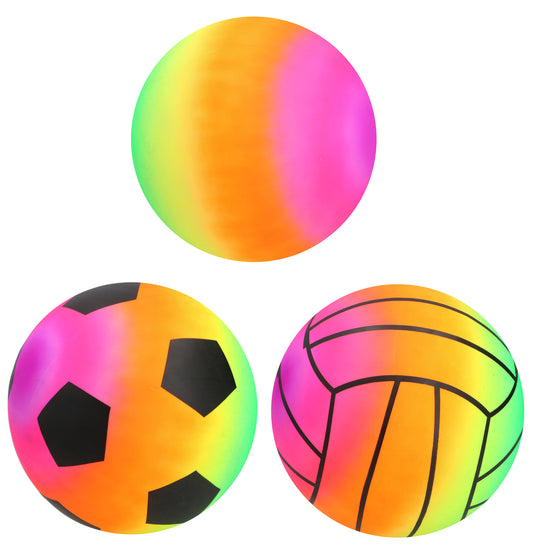 Rainbow football - game ball 23 cm, various models