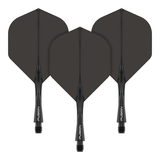 Winmau Fusion Flight Shaft System Standard Schwarz