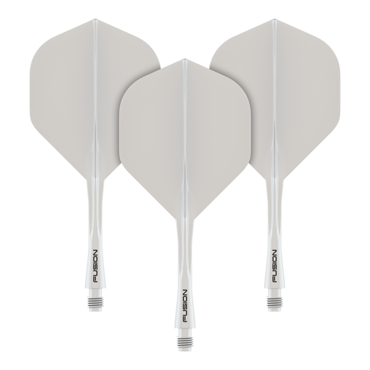 Winmau Fusion Flight Shaft System Standard Weiss