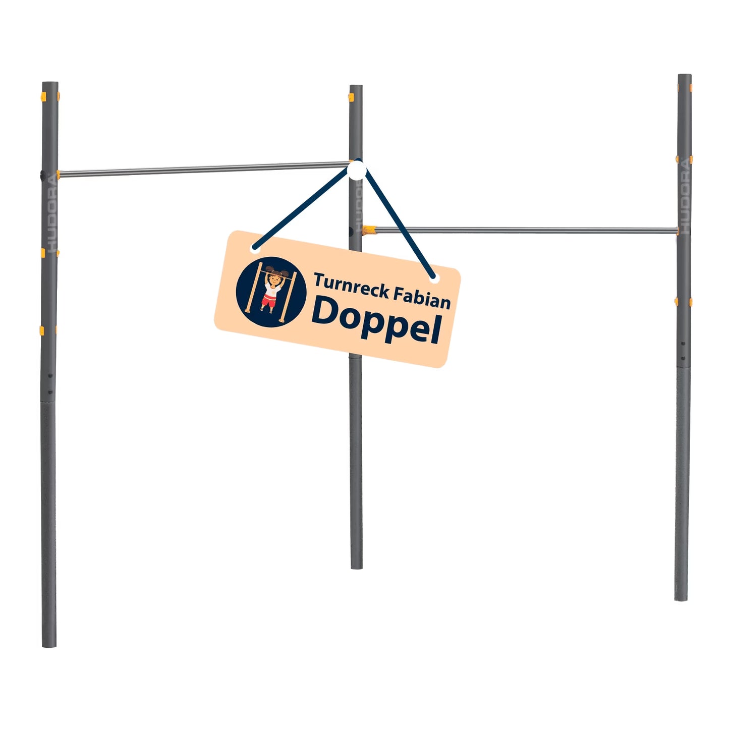 Barre de gymnastique double HUDORA Fabian Pro 