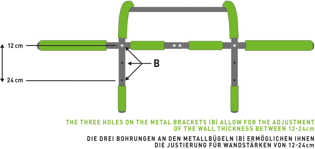 Schildkröt multifunctional door bar 4 in 1