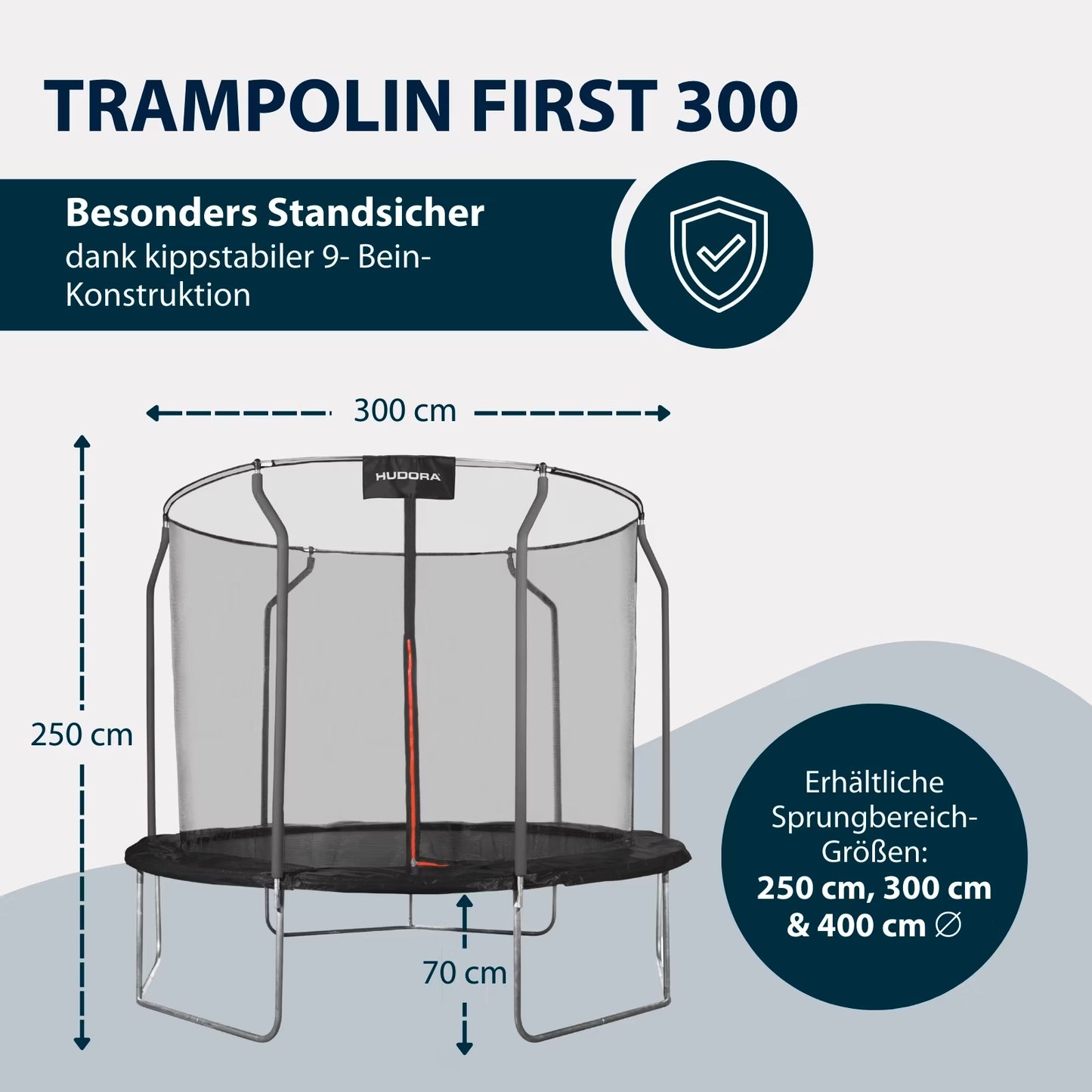 HUDORA First Trampolin 300V (B-Ware)