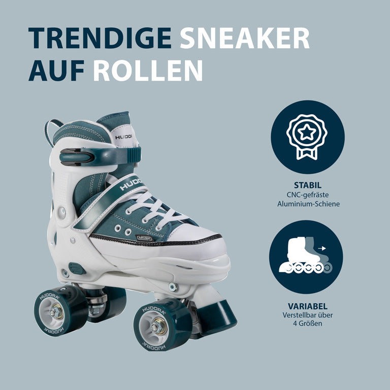 HUDORA roller skate sneakers, midnight size. 28-39