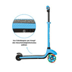 Globber E-Scooter - E-MOTION 4 PLUS mit Leuchtrollen - verschiedene Farben