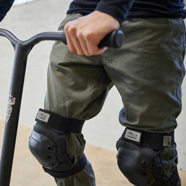 HUDORA Biomechanisches Protektoren Set Pro schwarz für Erwachsene