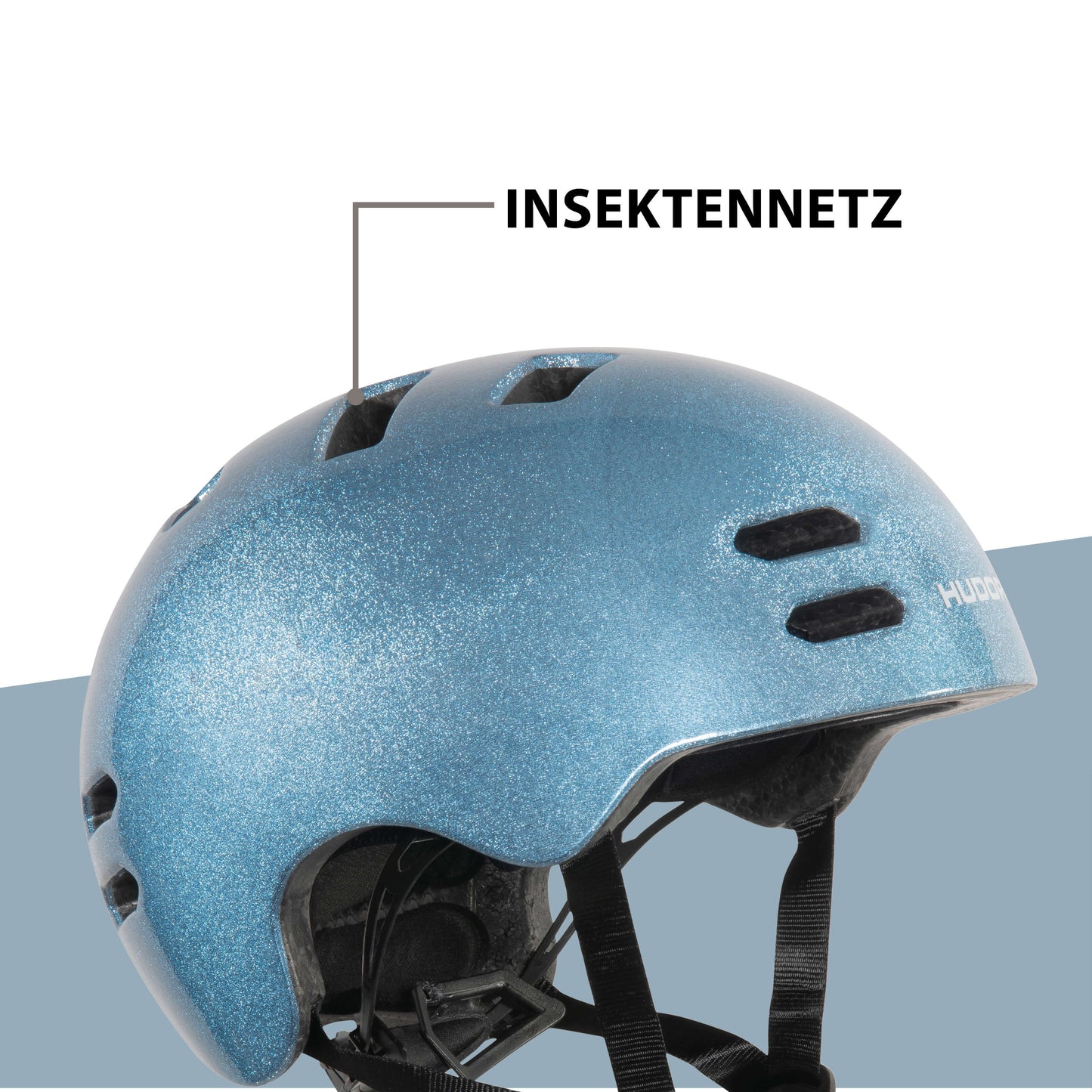HUDORA skater helmet Reflect, blue 
