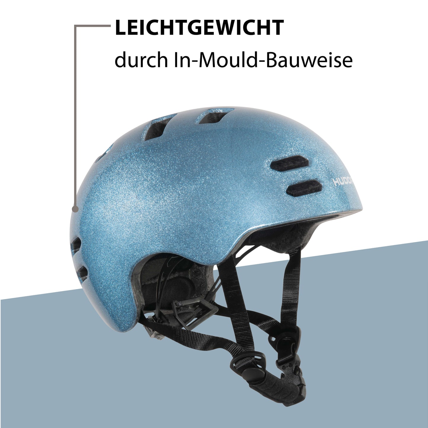 HUDORA skater helmet Reflect, blue 