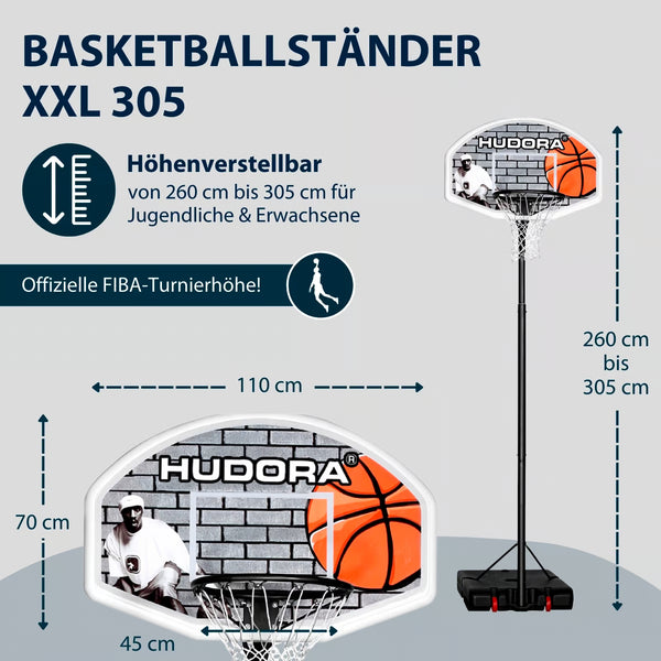 HUDORA Basketballständer XXL 305 (B-Ware)