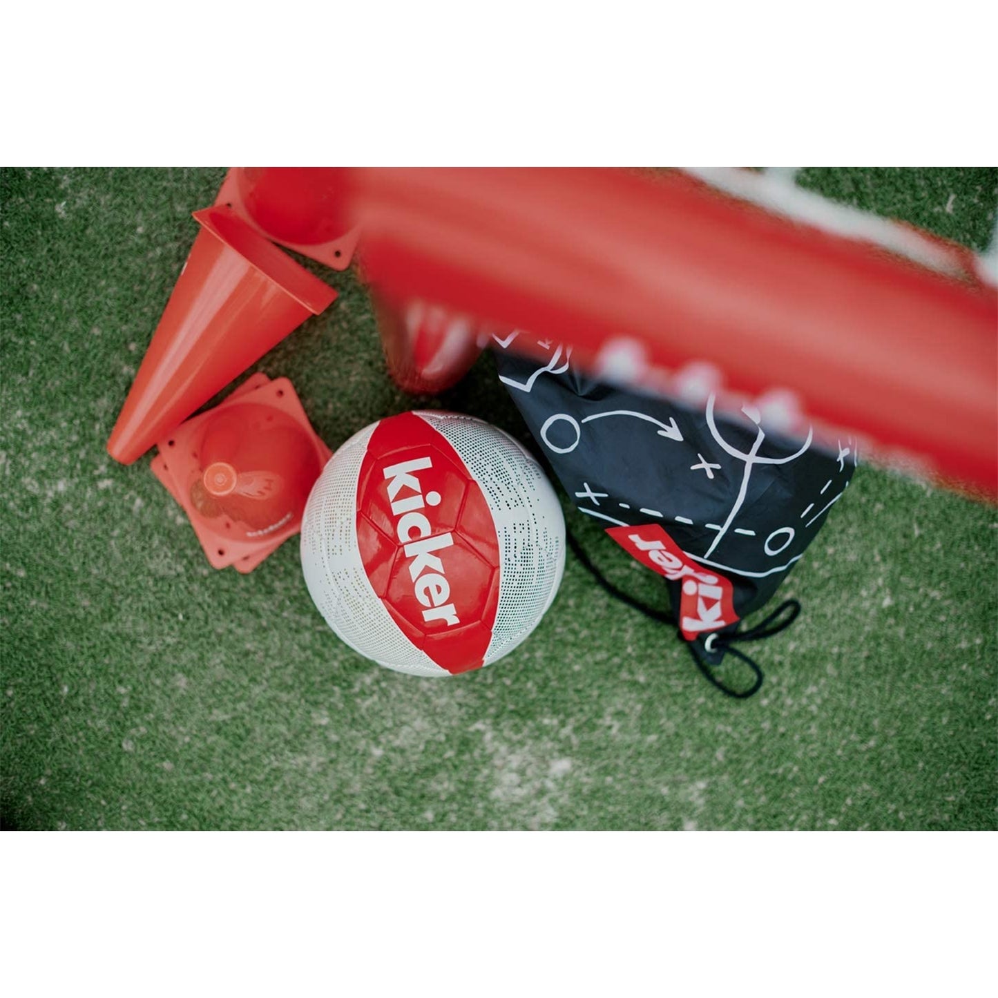 HUDORA Football Set - Kicker Edition, Match Plan and Stadium