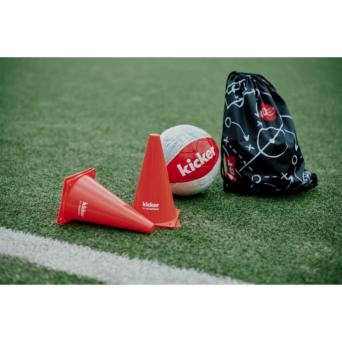 HUDORA Football Set - Kicker Edition, Match Plan and Stadium