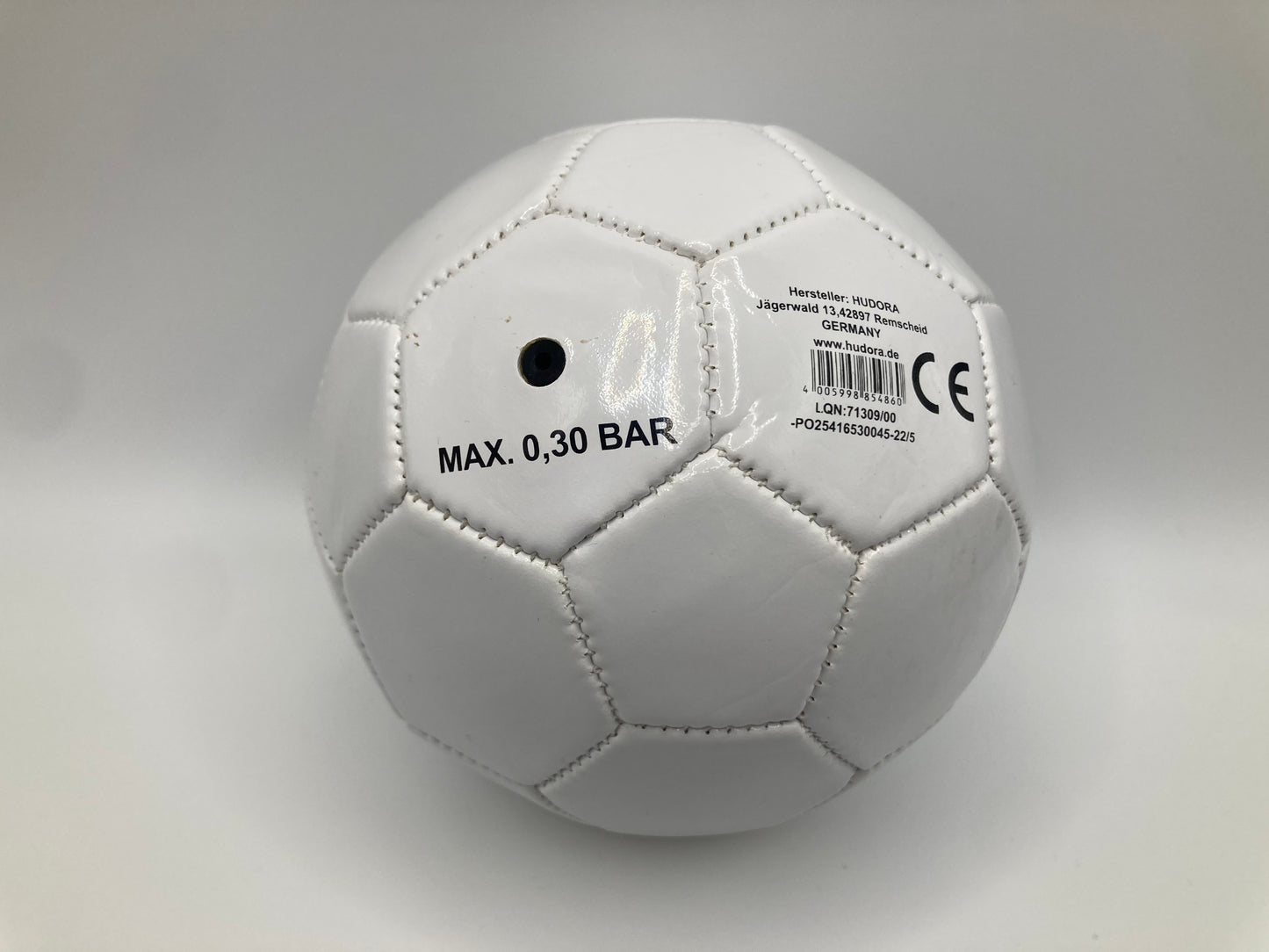 HUDORA mini soccer ball white