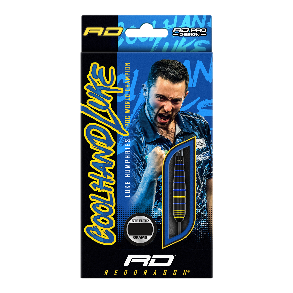 Red Dragon Luke Humphries World Champion Brass Steeldarts