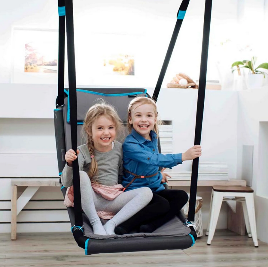 HUDORA Nest Swing Hollywood, anthracite/turquoise 