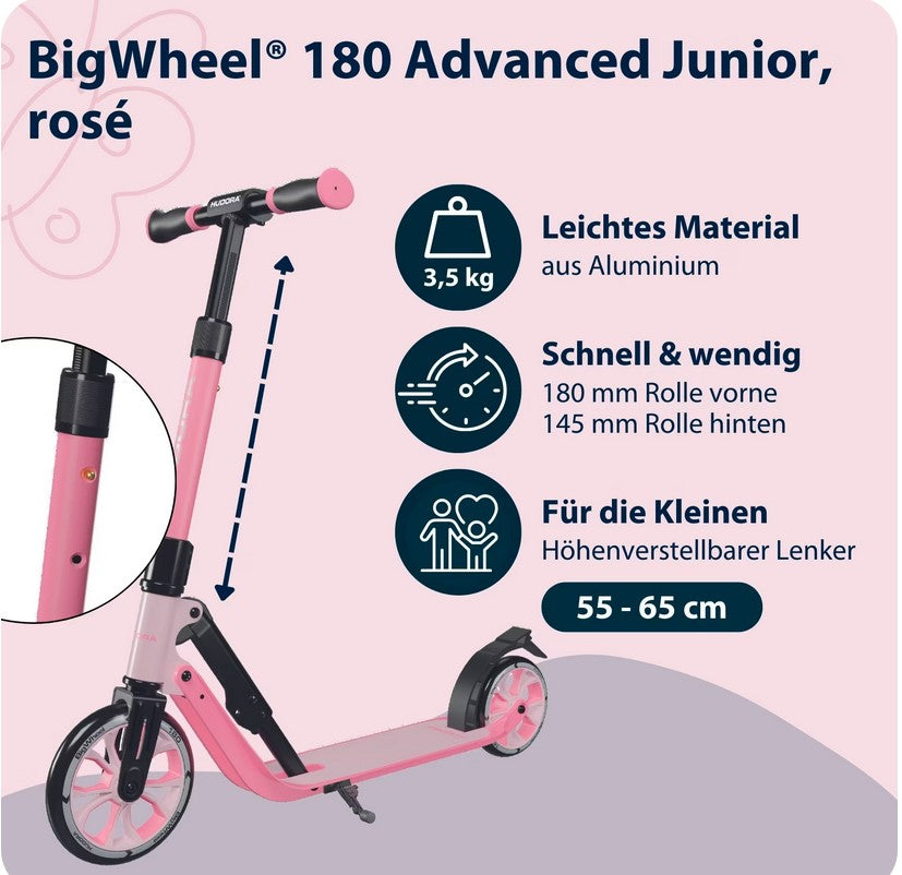 HUDORA BigWheel 180 Advanced Junior - various colors (B-stock)