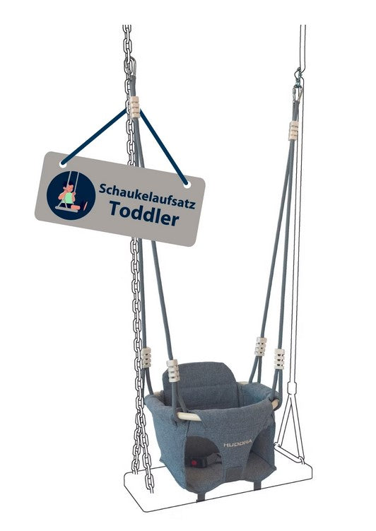 Toddler swing attachment, grey
