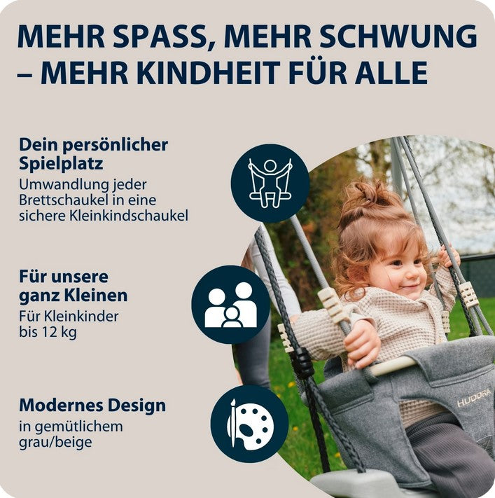 Toddler swing attachment, grey
