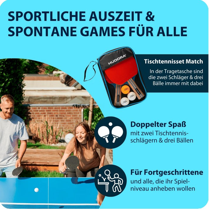 HUDORA table tennis set Match 