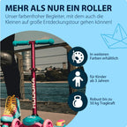 HUDORA Flitzkids 2.0 children's scooter, blue