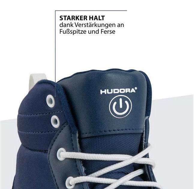 HUDORA Roller Skates Advanced, navy LED, size. 29-30 (B stock)