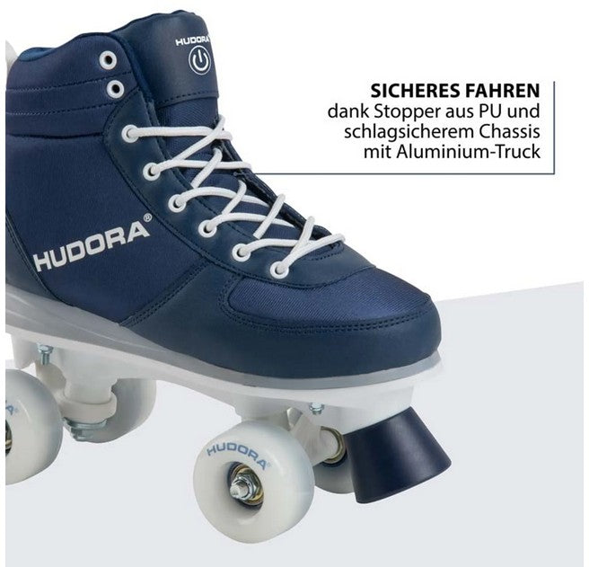 HUDORA Roller Skates Advanced, navy LED, size. 29-30 (B stock)