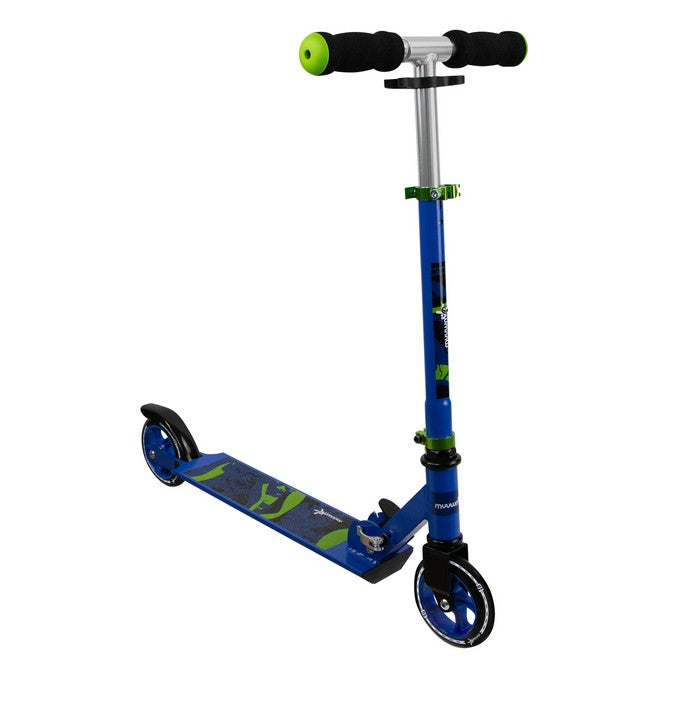 muuwmi Aluminium Scooter blau-grün 125 mm (B-Ware)