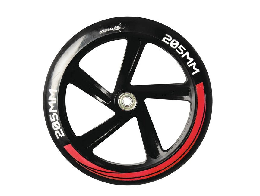 muuwmi Aluminium Scooter schwarz-rot 205 mm (B-Ware)