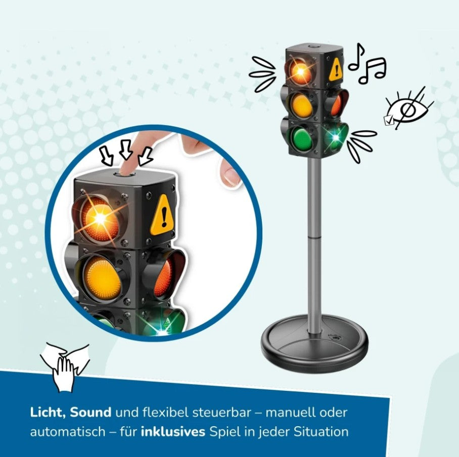Verkehrszeichen für Kinder - XXL-Verkehrsset - 10 Straßenschilder - 75 cm hoch