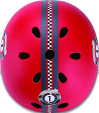 Globber Kinderhelm Racing Red - Gr. XXS/XS (48-51 cm)