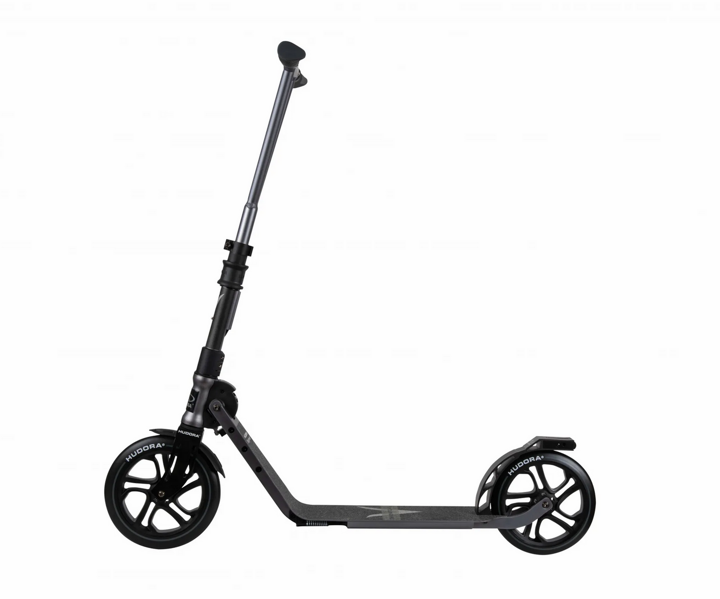 HUDORA BigWheel Generation V 230 Scooter, Anthrazit für Jugendliche & Erwachsene