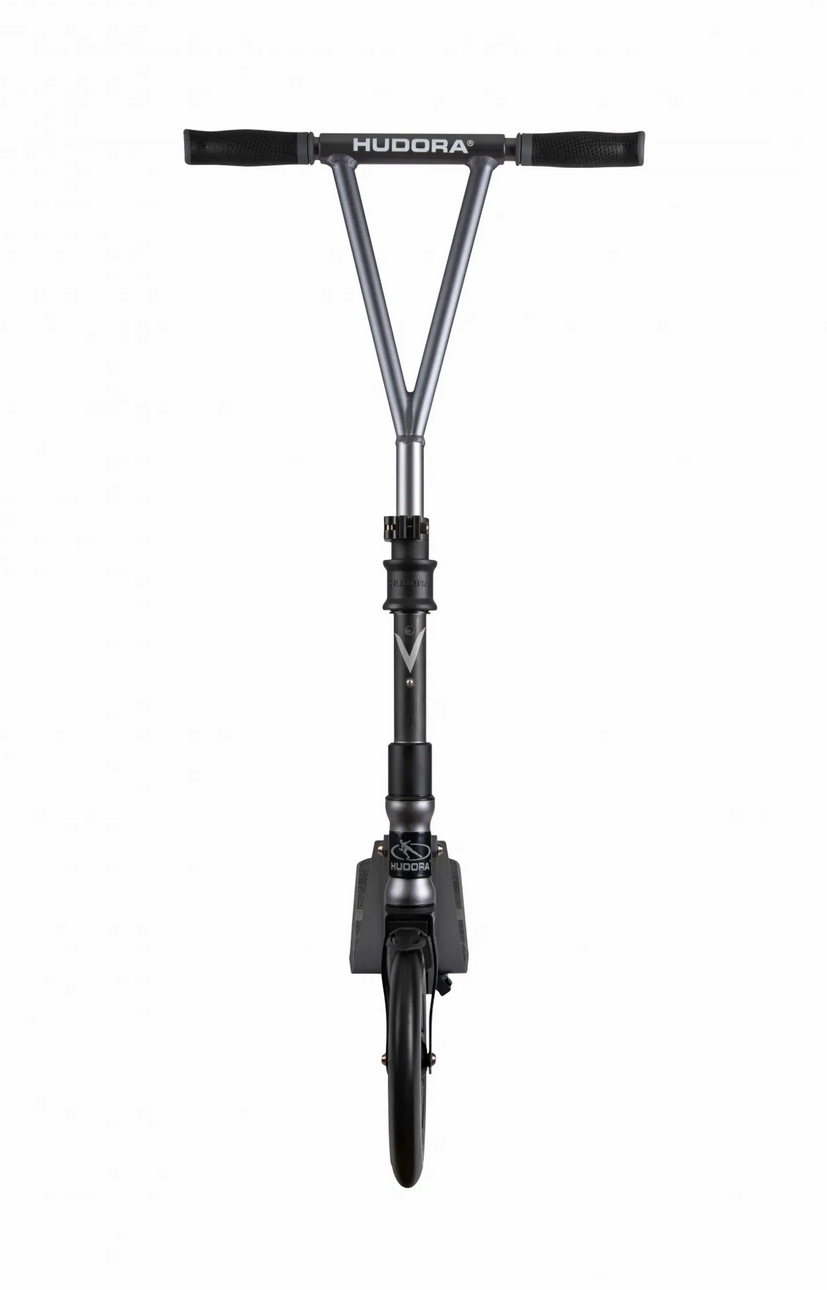 HUDORA BigWheel Generation V 230 Scooter, Anthrazit für Jugendliche & Erwachsene