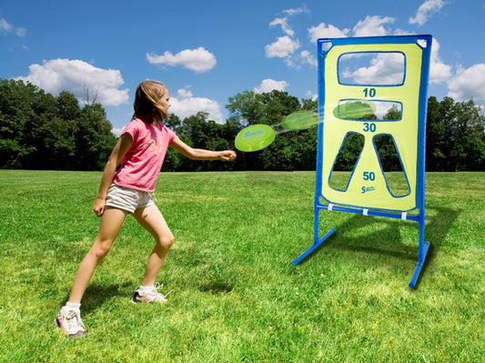 Frisbee throwing game from SCATCH