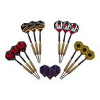 McDart Golden Star Steeldarts Set - 12 Darts, 18 Gramm
