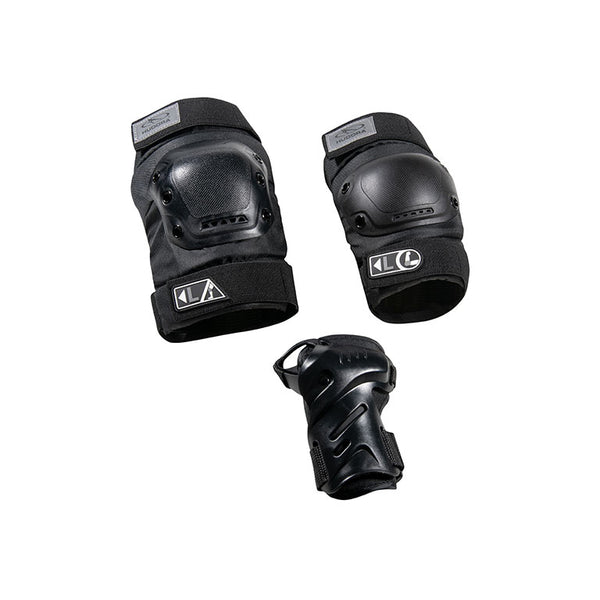 HUDORA Biomechanisches Protektoren Set Pro schwarz für Erwachsene