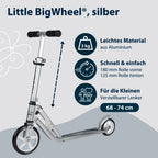 HUDORA Little BigWheel, Scooter silber "Exklusiv Edition"