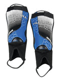 Protège-tibias HUDORA avec protection de la cheville, bleu