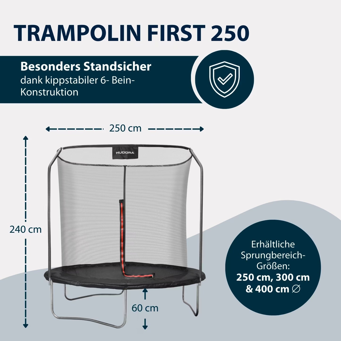 HUDORA First Trampolin 250V (B-Ware)