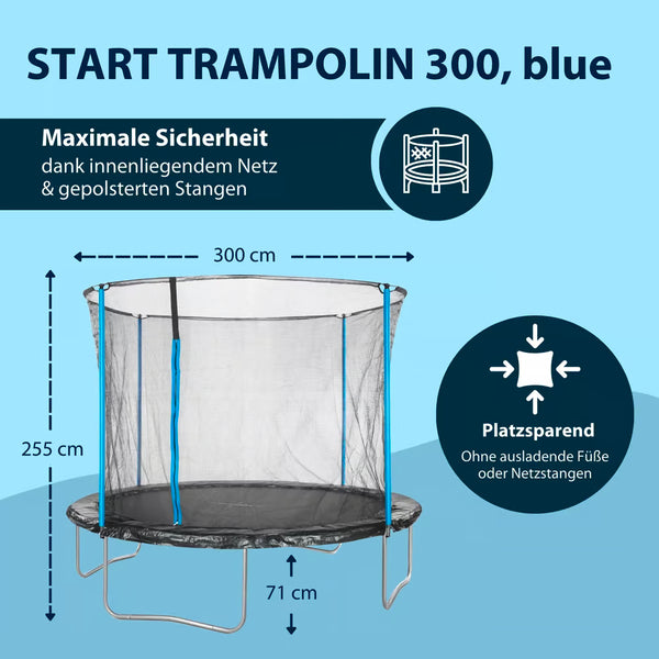 HUDORA Trampolin Start 300V, blue (B-Ware)