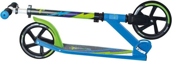 muuwmi Aluminium Scooter grün - blau - schwarz 205 mm (B-Ware)