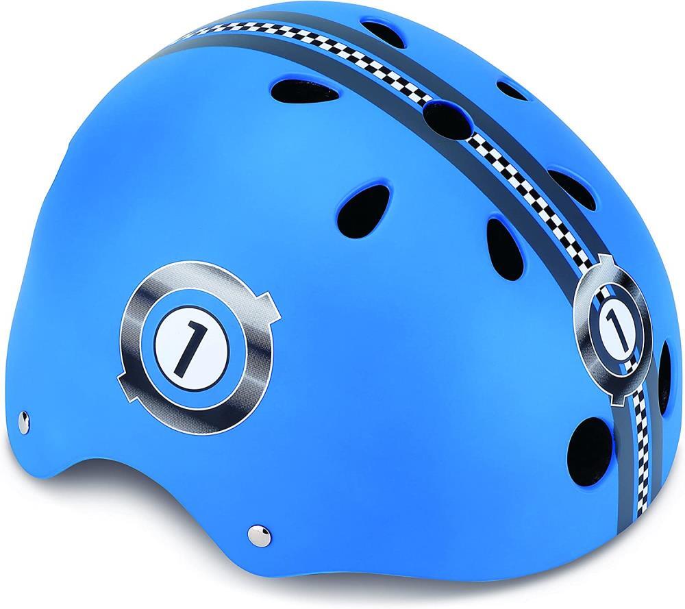 Globber Kinderhelm Navy Blue Racing - Gr. XXS/XS (48-51 cm)