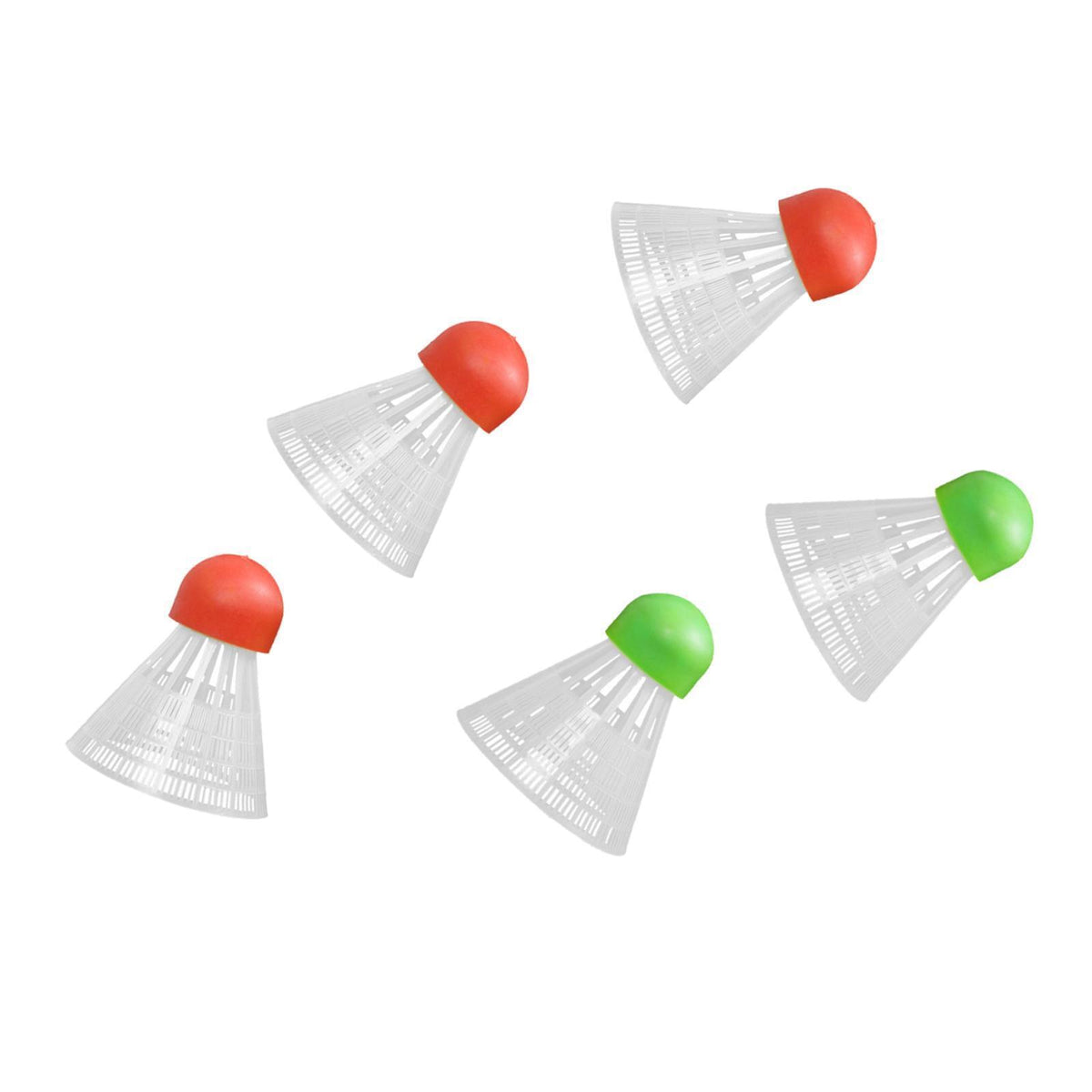 HUDORA 5 Ersatzbälle für Badmintonset Speed